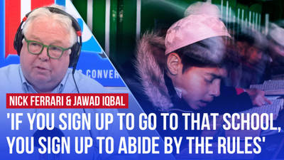 'If you sign up to go to that school, you sign up to abide by the rules', says Jawad Iqbal image