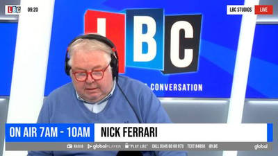 Nick Ferrari speaks with caller on ULEZ expansion image