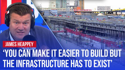 James Heappey discusses Labour’s planning proposals with caller image