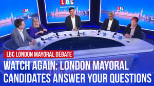 Watch Again: LBC's London mayoral candidate debate image