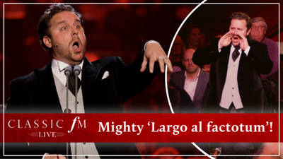 Baritenor Michael Spyres sings a blistering Rossini ‘Largo al factotum’ | Classic FM Live image