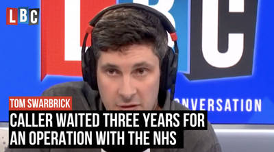 Caller waited three years for an operation with the NHS image