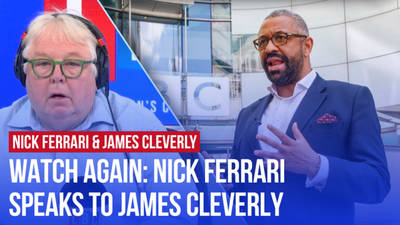 Watch Again: Nick Ferrari speaks to James Cleverly | 05/07 image