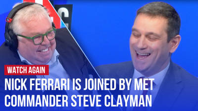 Watch Again: Nick Ferrari is joined by Met Commander Steve Clayman | 18/04/24 image