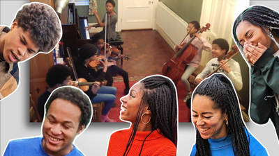 The Kanneh-Mason family react to their very first viral video image