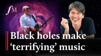 Professor Brian Cox explains how supermassive black holes 'make music' | Classic FM image