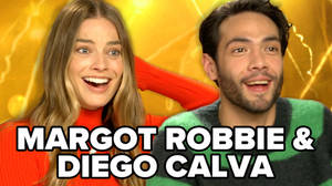 Margot Robbie & Diego Calva pick their own interview questions image