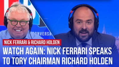 Watch Again: Nick Ferrari quizzes Tory Party Chairman Richard Holden | 03/05/24 image