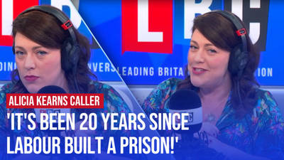Caller says the UK is 'soft on criminals' image
