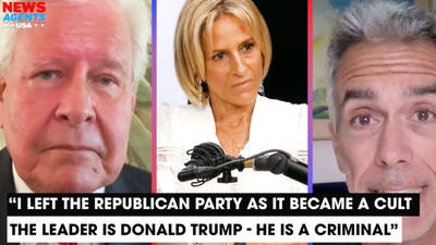 The News Agents USA: "I left the Republican party because it became a cult - the leader is Donald Trump and he is a criminal" image