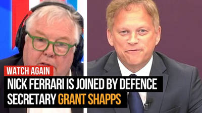 Nick Ferrari is joined by Grant Shapps  image