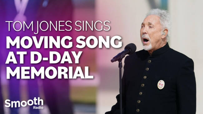 Tom Jones sings beautiful song at D-Day 80th Memorial