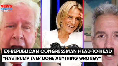 News Agents USA: Ex-Republican Congressman go head-to-head over Donald Trump image