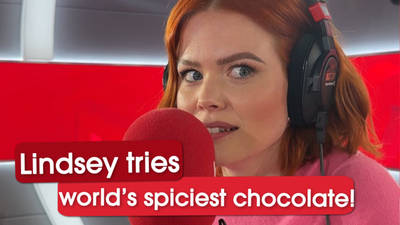 Lindsey Russell tries the world's spiciest chocolate!  image