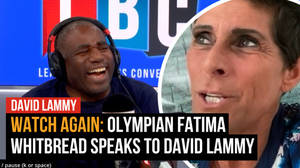 Watch Again: Olympian Fatima Whitbread speaks to David Lammy image