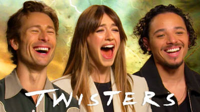 Twisters Cast Take On A Chaotic Mystery Interview image