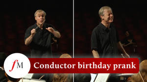 Youth orchestra expertly pranks their conductor, surprising him on his birthday | Classic FM image