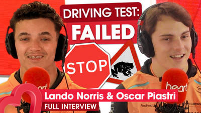 Grand Prix superstar Lando Norris fails his driving theory test 🫣 image