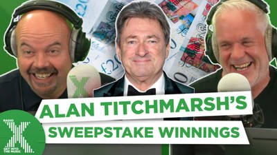 Alan Titchmarsh is after his EURO sweepstake winnings image