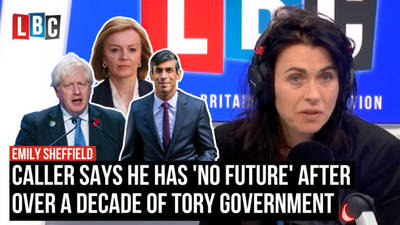 Caller says he has 'no future' after over a decade of Tory government image
