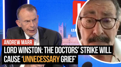 Lord Robert Winston on the latest NHS strikes image