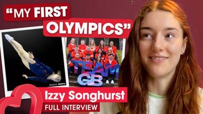 Trampoline Gymnastic Izzy Songhurst is going for gold!  image