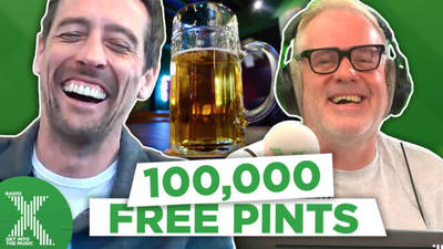 Peter Crouch talks giving away 100,000 free pints! image