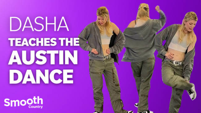 Dasha teaches us the 'Austin' dance routine!