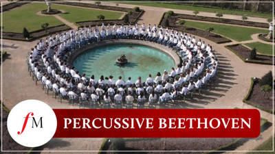 Beethoven’s Fifth Symphony as a body percussion epic played by hundreds of schoolchildren image