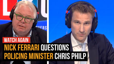 Crime and Policing Minister Chris Philp joins Nick Ferrari image