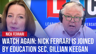 Watch Again: Nick Ferrari is joined by Education Secretary Gillian Keegan | 02/04/24 image