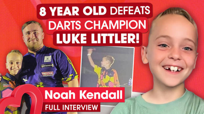 8-Year-Old Darts prodigy Noah wants to be the next world champ! 