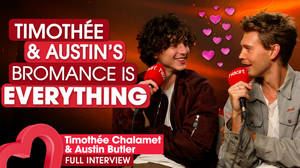 Austin Butler loves when Timothée Chalamet sends him memes ♥️ image