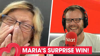 Maria gets the biggest shock on Heart's £30k Triple Play image