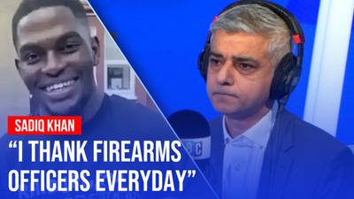 Sadiq Khan 'expresses gratitude' to Martyn Blake for shooting Chris Kaba image