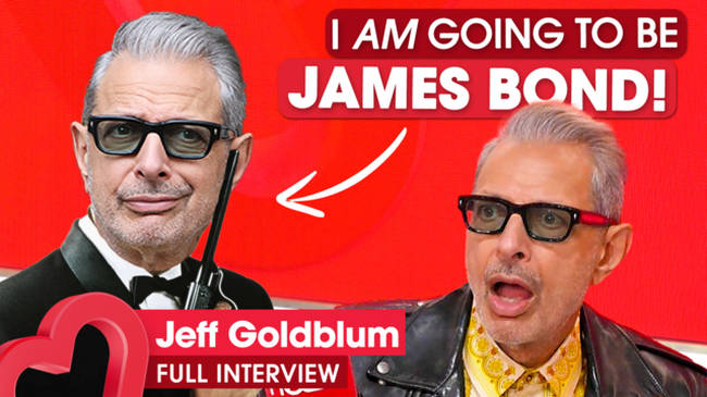 Jeff Goldblum puts himself forward as the next James Bond