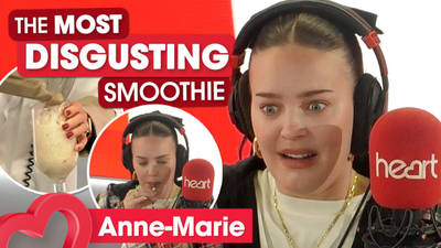 We dared Anne-Marie to try our horrific breakfast smoothie! image