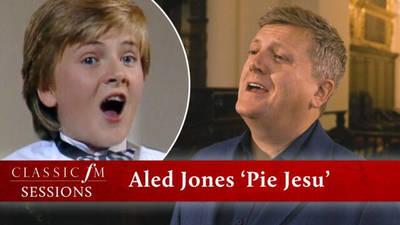 Aled Jones sings moving ‘Pie Jesu’ duet with his 13-year-old self image
