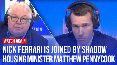 Watch Again: Nick Ferrari is joined by Shadow Housing Minister Matthew Pennycook | 20/06/24 image