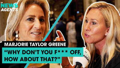 Why did Marjorie Taylor Greene tell Emily Maitlis to f*** off? image