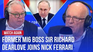 Watch again: Sir Richard Dearlove takes your calls with Nick Ferrari image