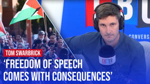 Tom and caller debate who gets to dictate freedom of speech in the UK image