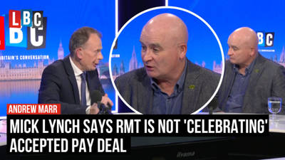 RMT's Mick Lynch on Network Rail's accepted pay deal image