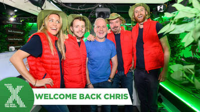 Radio X: Chris Moyles returned to the Radio X studio!  image