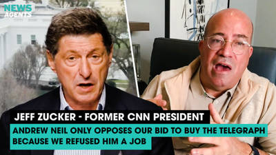 Jeff Zucker tells Jon Sopel Andrew Neil is only a critic of his bid to buy The Telegraph after being refused a job image