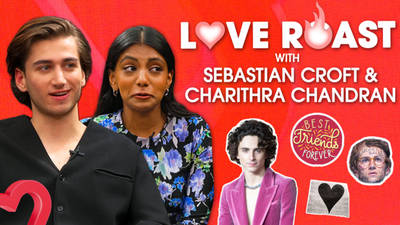 Sebastian Croft and Charithra Chandran test their friendship in Heart's Love Roast  image