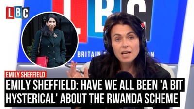 Emily Sheffield wonders whether we've all been 'a bit hysterical'  about the Rwanda asylum plan image