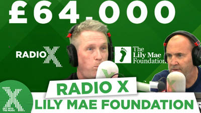 Johnny Vaughan surprises the Lily Mae Foundation with a HUGE donation image
