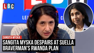 Sangita Myska despairs at Suella Braverman's new migration deal image