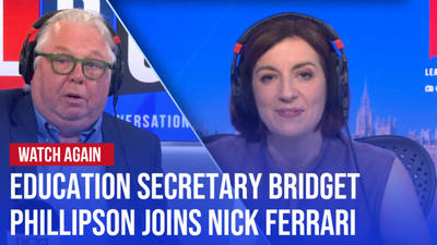 Watch again: Bridget Phillipson joins Nick Ferrari image